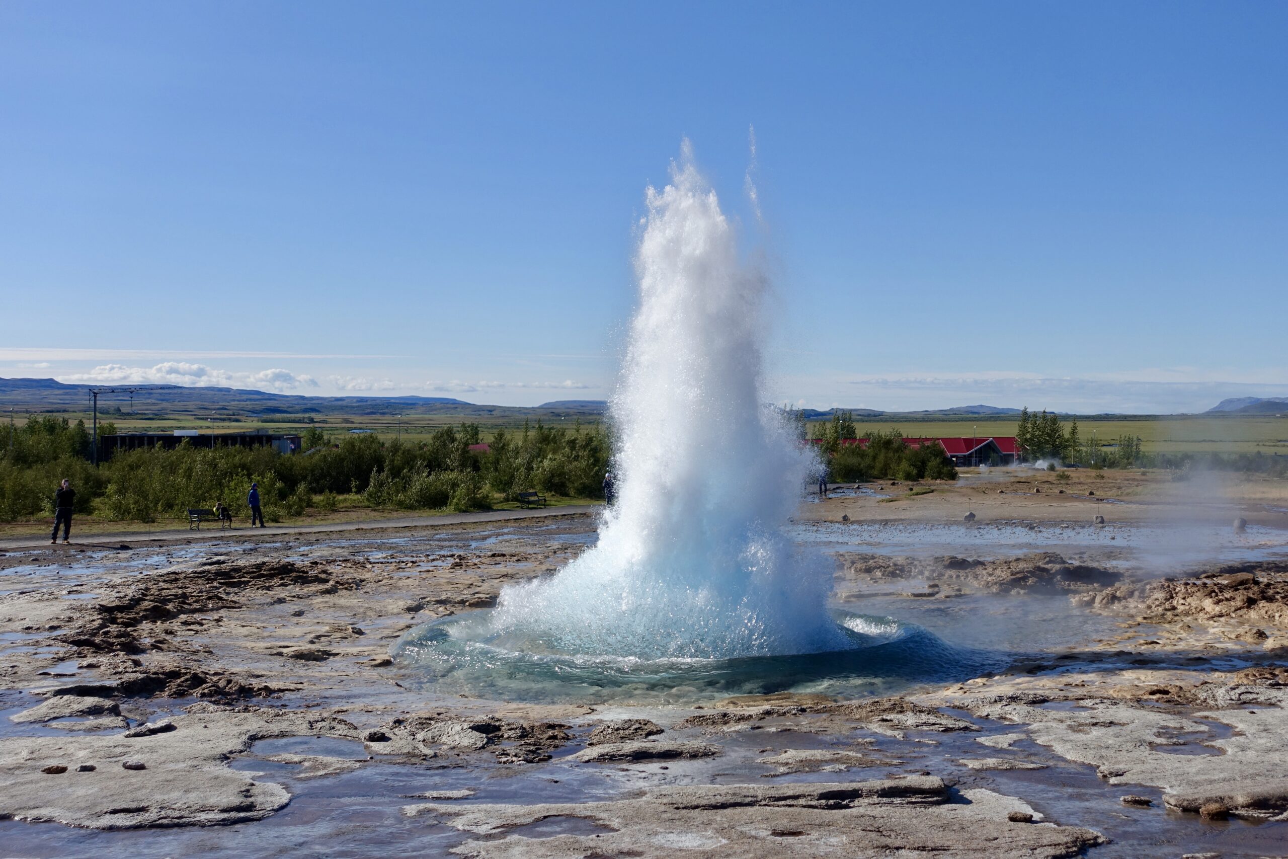 geyser shooting up