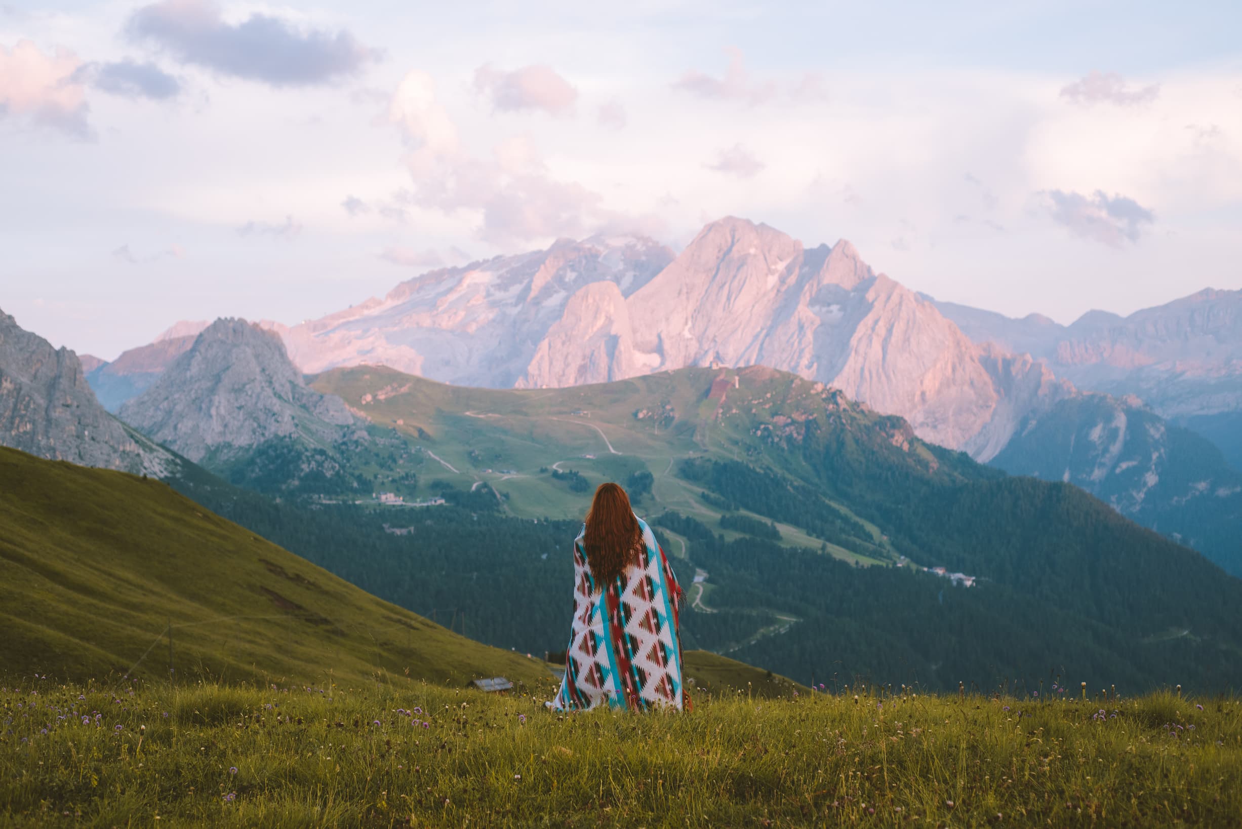 woman viewing nature with better eyesight