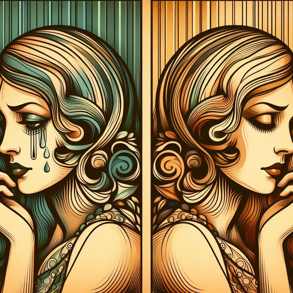 Art deco emotional woman how to be less emotional